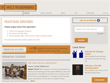 Tablet Screenshot of miltrosenberg.com